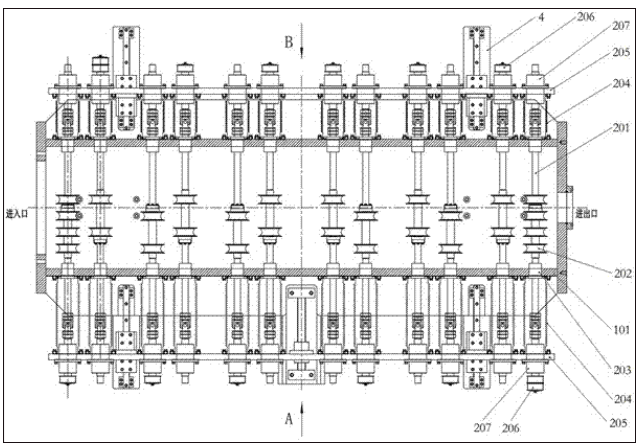 真空鍍膜機(jī)真空室內(nèi)基片架傳送裝置