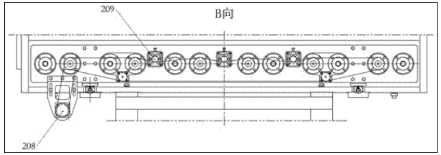 真空鍍膜機(jī)真空室內(nèi)基片架傳送裝置