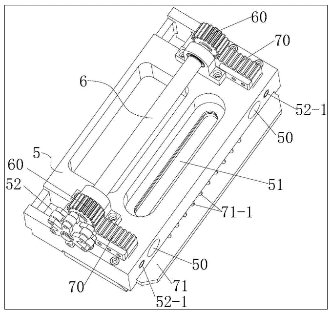 一種3D打印機用固定式落粉裝置