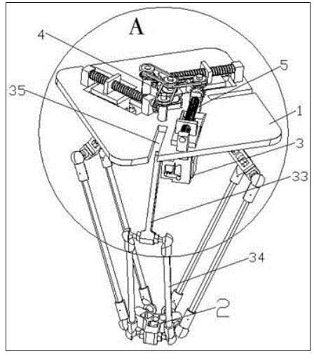 一種可調節(jié)工作空間的并聯(lián)機器人