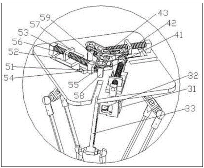 一種可調節(jié)工作空間的并聯(lián)機器人